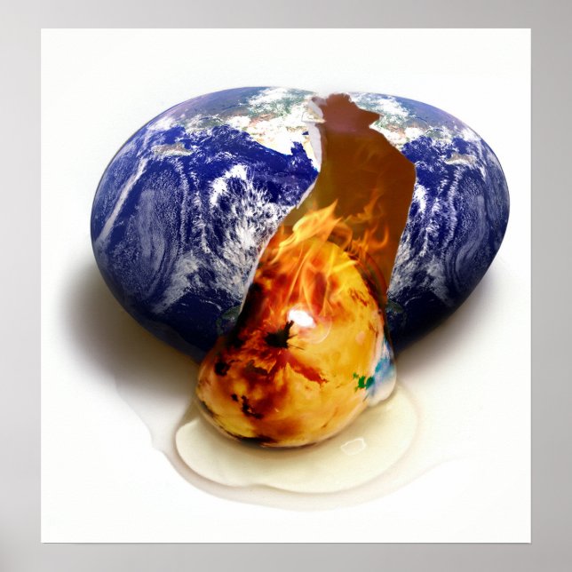 Poster Réchauffement climatique (Devant)