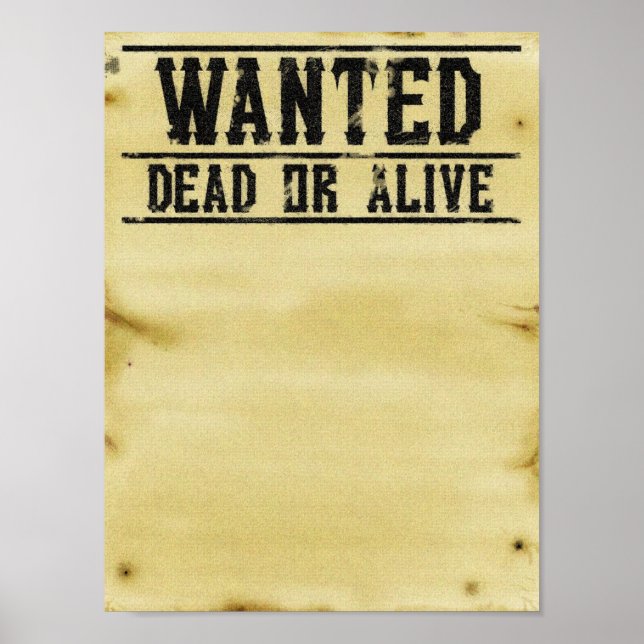 Poster Recherché (Devant)