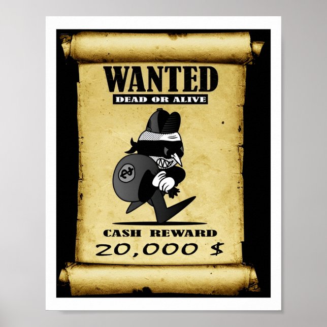 Poster Recherché Chat Mort Ou Vivant (Devant)