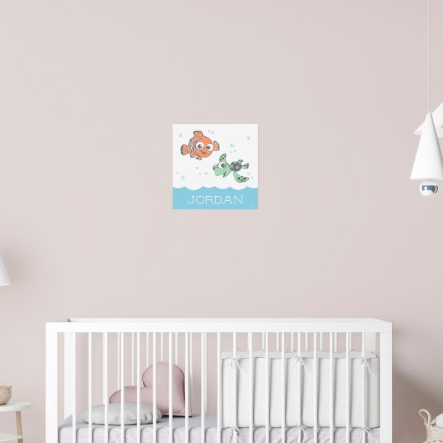 Poster Recherche de Baby shower Nemo & Squirt (Pépinière 2)