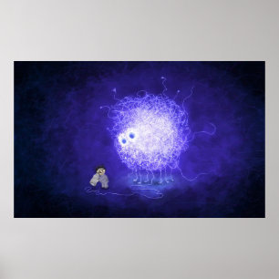 Poster Recherche de Higgs Boson (version fluorescente)
