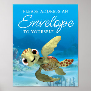 Poster Recherche de Nemo Enveloppe de Baby shower d'amo