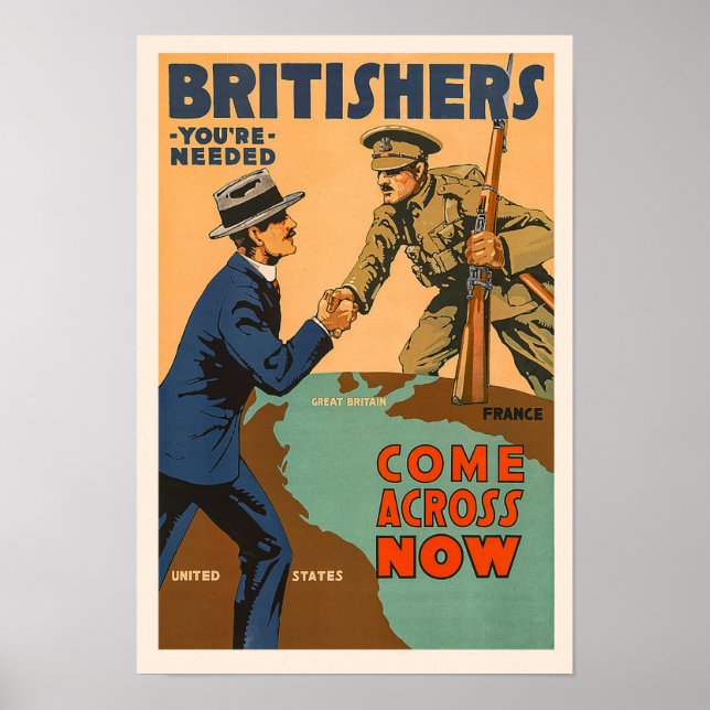 Poster Recherché des Britishers (Devant)