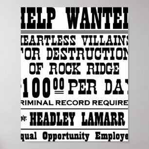 Poster Recherché des selles à lame