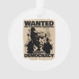 Poster Recherché Donald Trump - Compte Géorgie