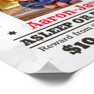 Poster Recherché personnalisé   Signal d'anniversa