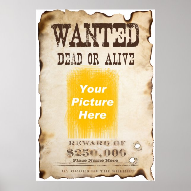 Poster Recherché personnalisé sur papier d'archive (Devant)