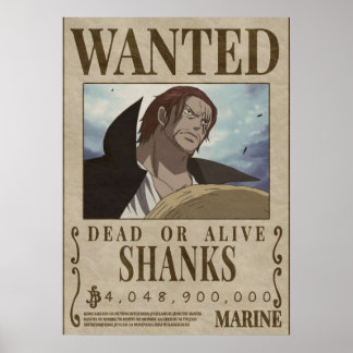 Poster Recherché Shanks shanks bonté