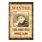 Poster Recherché | Vintage Wild West Modèle photo