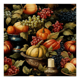 Poster Récolte d'automne