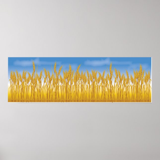 Poster Récolte Dorée (Devant)