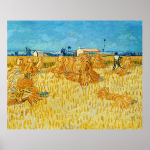 Poster Récolte en Provence par Vincent Van Gogh
