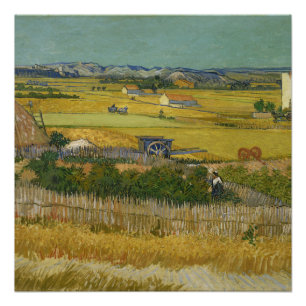 Poster récolte Vincent van Gogh Peinture art toile artwo