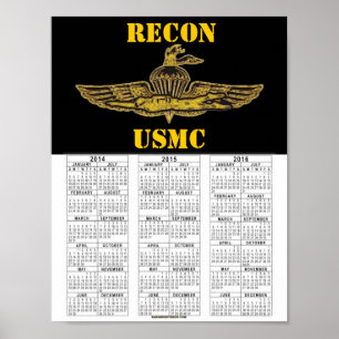 POSTER RECON USMC