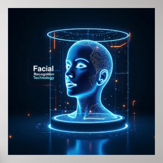 Poster "Reconnaissance faciale stimulée par l'IA