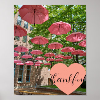 Poster Reconnaissant... voir la beauté dans la pluie !