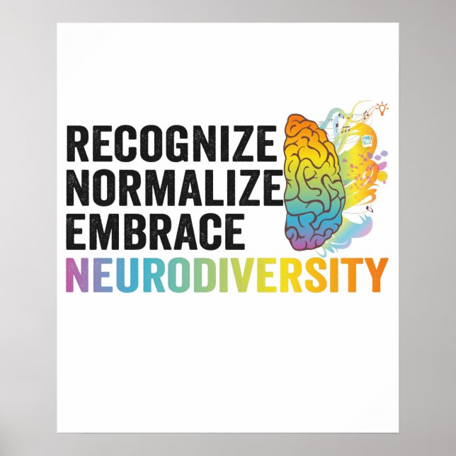 Poster Reconnaître normaliser intégrer la neurodiversité  (Devant)