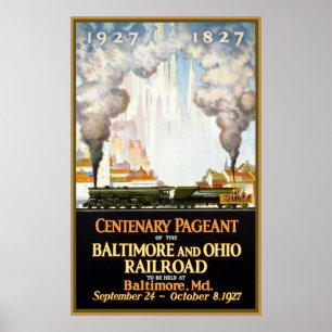 Poster Reconstitution historique centenaire Baltimore et