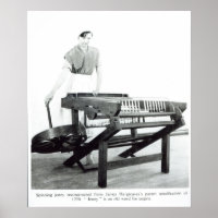 Reconstruction de "Jenny tournante" de Hargreaves