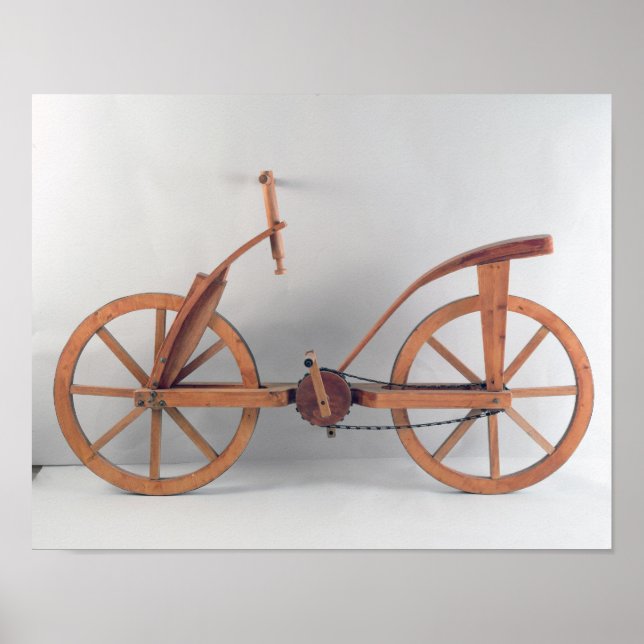 Poster Reconstruction du design de da Vinci (Devant)