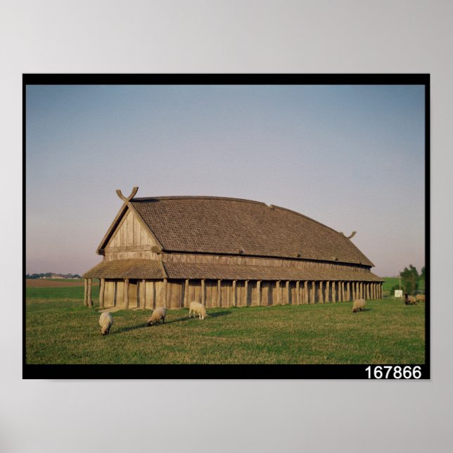 Poster Reconstruction d'une maison viking du XIe siècle (Devant)