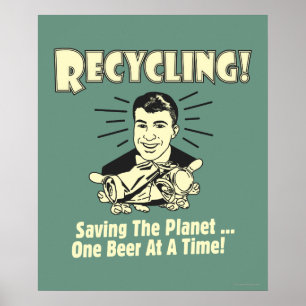 Poster Recyclage : sauver la planète
