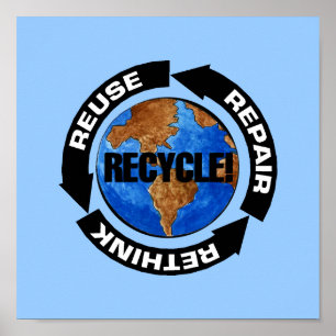 Poster Recycler l'affiche