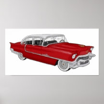 red 50´s Cadillac