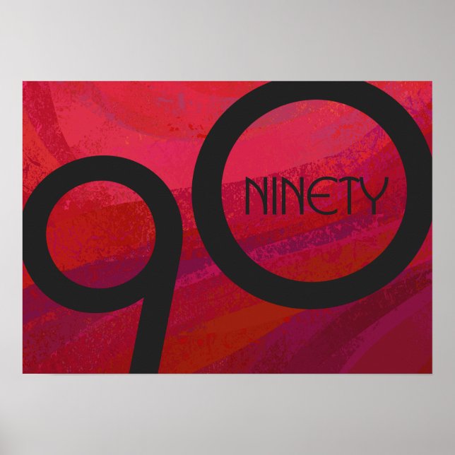 Poster Red 90 Dix Anniversaire (Devant)