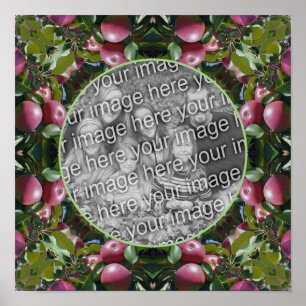 Poster Red Apples Nature Art Frame Créez votre propre pho