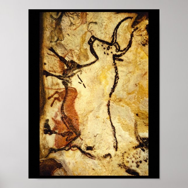 Poster Red Bull', Lascaux, Dordogne_Art de l'Antiquité (Devant)