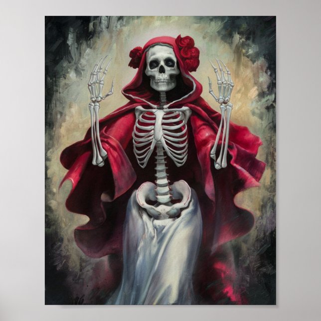 Poster Red Cloak Père Noël Muerte (Devant)