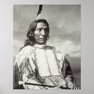 Poster Red Cloud Chief (1822-1909) 1880 (photo b/w)