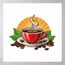 Red coffee cup