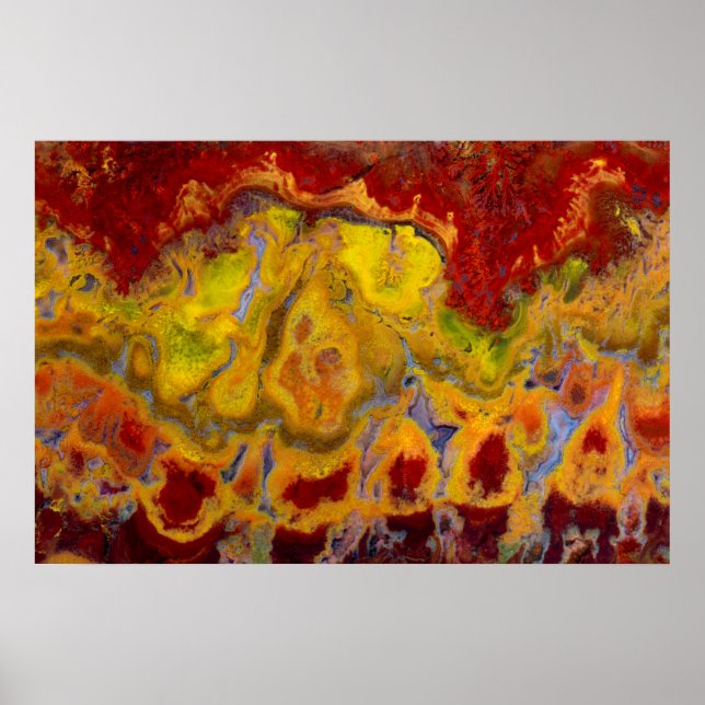 Poster Red Crayola Jasper (Devant)