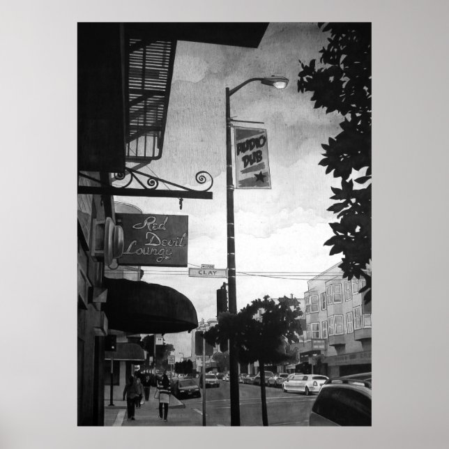 Poster Red Devil Lounge (Devant)