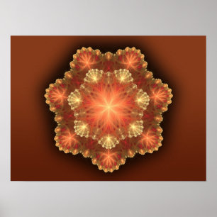 Poster Red Lace