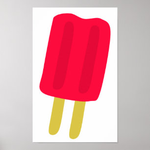 Poster Red Popsicle