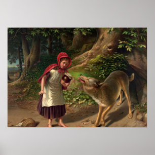 Poster Red-Ridinghood et le loup par William Beard