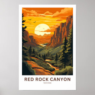 Poster Red Rock Canyon Nevada Imprimer
