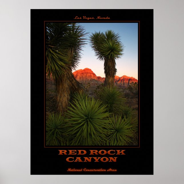 Poster Red Rock Sunrise (Devant)