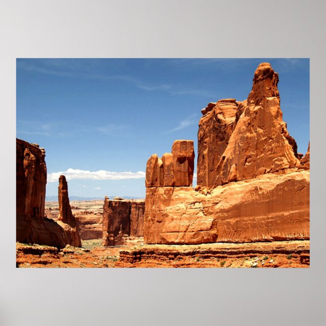 Poster Red Rocks at Arches National Park (Devant)