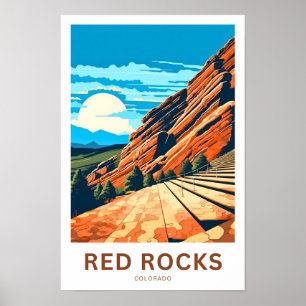 Poster Red Rocks Colorado Imprimer