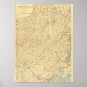 Poster Red Sandstone, New Jersey 2