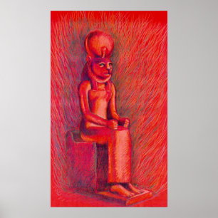 Poster Red Sekhmet