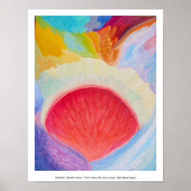 Poster Red Shell - Beautiful Chaos, série 11" x 14", #5 (Devant)