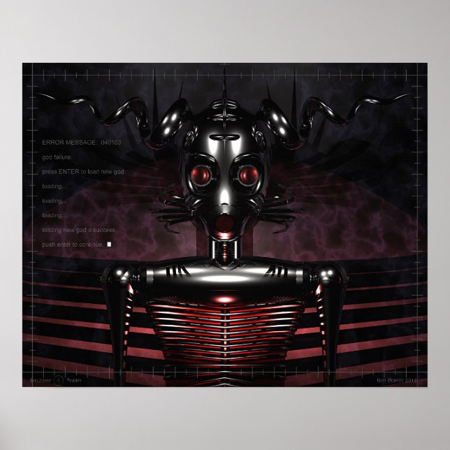 Poster Redémarrage de Dieu 2013 (Devant)