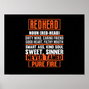 Poster Redhead Définition Cute Red Hair Girls Femmes