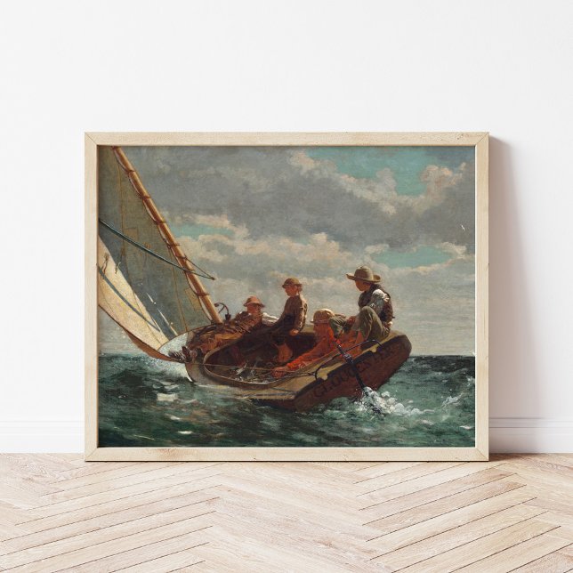 Poster Redimensionner (Un Vent Équitable) | Winslow Homer (Créateur téléchargé)