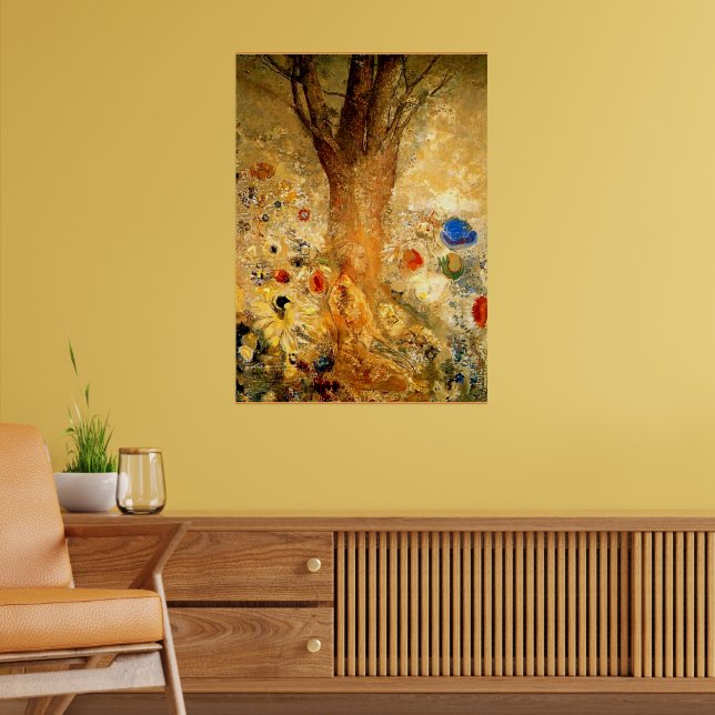 Poster Redon - Bouddha dans sa jeunesse (Salon 2)